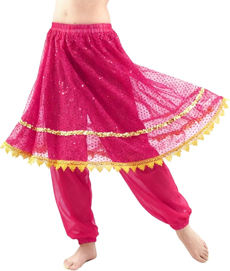 MUNAFIE Belly Dance Pants and Skirt for Fancy Dress Party Outfit Comfortable and Stylish Dancewear for Women - Image 1